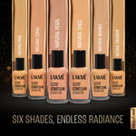 Buy Lakme FOREVER MATTE FOUNDATION for Superior Coverage, Vit E, lightweight & water-resist Natural Beige, 27 ml - Purplle