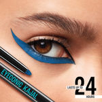 Buy Lakme Eyeconic Kajal |Matte Waterproof | Smudgeproof Kajal that lasts 24 Hrs | Midnight Blue |0.35g - Purplle