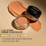 Buy Lakme Unreal Cover Creme Concealer Lightweight & Hydrating, Ivory, 3.9 gm - Purplle