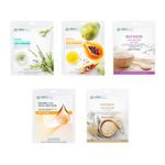 Buy MIRABELLE COSMETICS KOREA Bright skin Facial Sheet Mask ( Pack of 5 ) - Purplle