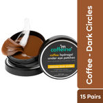 Buy mCaffeine Coffee Hydrogel Under Eye Patches for Dark Circles with Hyaluronic Acid - 15 Pcs - Purplle
