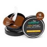 Buy mCaffeine Coffee Hydrogel Under Eye Patches for Dark Circles with Hyaluronic Acid - 15 Pcs - Purplle