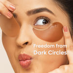 Buy mCaffeine Coffee Hydrogel Under Eye Patches for Dark Circles with Hyaluronic Acid - 15 Pcs - Purplle