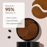 Buy mCaffeine Coffee Hydrogel Under Eye Patches for Dark Circles with Hyaluronic Acid - 15 Pcs - Purplle