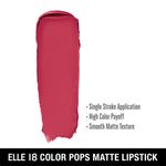 Buy Elle18 Color Pop Matte Lip Color, P21, Pink Kiss, 4.3 gm - Purplle