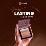 Buy MARS 5 Shades in 1 Brick Highlighter Palette | Blush Topper for Face Makeup | Compact size (7.5 gm) (Shade-01) - Purplle