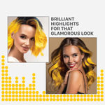 Buy Streax Hair Colour Highlight Kit |Yellow Hair Colour, Minion Yellow - Pack of 1 I Enriched with Walnut & Argan Oil I Hair Colour for Women | Rich, vibrant, Easy to use, DIY Application - Purplle