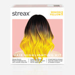 Buy Streax Hair Colour Highlight Kit |Yellow Hair Colour, Minion Yellow - Pack of 1 I Enriched with Walnut & Argan Oil I Hair Colour for Women | Rich, vibrant, Easy to use, DIY Application - Purplle