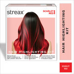 Buy Streax Hair Colour Highlight Kit | Red Hair Colour, Scarlet Red - Pack of 1 I Enriched with Walnut & Argan Oil I Hair Colour for Women | Rich, vibrant, Easy to use, DIY Application 180 gm - Purplle