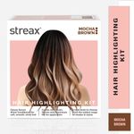 Buy Streax Hair Colour Highlight Kit | Brown Hair Colour Mocha Brown, 140 gm - Purplle