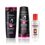 Buy L'Oreal Paris Anti- Hair Fall Regime (Anti-Hair Fall Shampoo (180 ml),Fall Resist 3X Anti Hair Fall Conditioner (180 ml),Total Repair 5 Serum (80 ml)) - Purplle