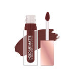Buy Swiss Beauty Hold Me Matte Liquid Lipstick - Hersheys ,4.5 ml - Purplle