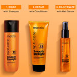 Buy Matrix Opti.Care Professional Shampoo for ANTI-FRIZZ Shampoo + Opti.Care Professional ANTI-FRIZZ Conditioner +ANTI-FRIZZ Hair Serum (200 ml+98g +100 ml) - Purplle
