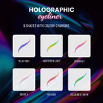 Buy Swiss Beauty Holographic Eyeliner 6-Coloured Earth 0.2 gm - Purplle