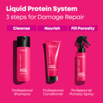 Buy Matrix Opti.Repair Professional Liquid Protein Shampoo, Repairs Damaged Hair from 1st Use, 200ml - Purplle