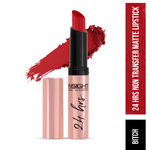 Buy INSIGHT COSMETICS 24 HRS NON TRANSFER MATTE LIPSTICK (LL-03)_BITCH (02) - 3 gm - Purplle