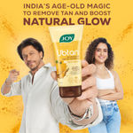Buy Joy De Tan Ubtan Face Wash - Removes Tan, Dirt & Blemishes For a Naturally Glowing Skin (150 ml x 2) | Enriched with Turmeric, Saffron & Rose Water | Suitable for All Skin Types - Purplle