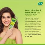 Buy Joy Skin Purifying Neem Face Wash For Oily Skin | Fights Acne, Pimples & Controls Excess Oil (150 ml x 2) - Purplle
