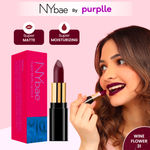 Buy NY Bae Super Matte Lipstick - Wine Flower 31 (GT) - 4.2 gm - Purplle