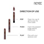 Buy Renee Fab 5 (5-In-1) Nude Lipstick 7.5 gm with Blister Pack - Purplle