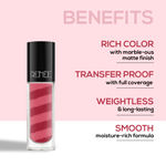 Buy RENEE Marble Liquid Lipstick - LM01 Cara 4.5 gm, Rich Color Payoff & Matte Finish, Weightless, Unique Long Lasting Formula, Transfer & Smudge Proof, Enriched with Vitamin E & Jojoba Oil - Purplle