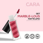 Buy RENEE Marble Liquid Lipstick - LM01 Cara 4.5 gm, Rich Color Payoff & Matte Finish, Weightless, Unique Long Lasting Formula, Transfer & Smudge Proof, Enriched with Vitamin E & Jojoba Oil - Purplle