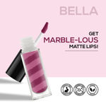 Buy RENEE Marble Liquid Lipstick - LM04 Bella 4.5 gm, Rich Color Payoff & Matte Finish, Weightless, Unique Long Lasting Formula, Transfer & Smudge Proof, Enriched with Vitamin E & Jojoba Oil - Purplle