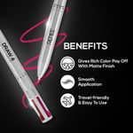 Buy RENEE Draw 4 4-IN-1 Lip Liner, Four Shades Pinks, Brown, Nude & Red In One Pen, Highly Pigmented, Rich Texture, Matte Finish, One-swipe Application & Travel-friendly 4 gm - Purplle