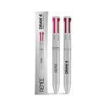 Buy RENEE Draw 4 4-IN-1 Lip Liner, Four Shades Pinks, Brown, Nude & Red In One Pen, Highly Pigmented, Rich Texture, Matte Finish, One-swipe Application & Travel-friendly 4 gm - Purplle