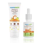 Buy Mamaearth Vitamin C Illumination Combo: Vitamin C Face Wash (100 ml) + Vitamin C Daily Glow Face Serum (8 ml) - Purplle