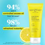 Buy Dot & Key Lime Rush Sports Face Wash, All Skin Types Face Wash for Oil & Sweat Control 100ml - Purplle