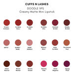 Buy Cuffs N Lashes Doodle Lips Set of 3 Lipsticks I Quirky Nude, Bare Doodle, Artsy I Set 3 (6 gm) - Purplle