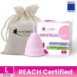 Buy everteen Large Reusable Menstrual Cup with No Leakage and Odor - Rash Free (30ml) - Purplle