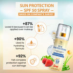 Buy TNW – The Natural Wash Sun Protection SPF 50 Spray with Niacinamide & White Rose Extract | For Sun Protection Against UVA/UVB | With SPF 50 & PA+++ - Purplle