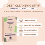 Buy Sanfe Deep Cleansing Forehead, Chin & Nose Strips | Removes unwanted blackheads, whiteheads, oil and dirt instantly & painlessly - Purplle