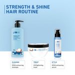 Buy Plum Coconut Milk & Peptides Shampoo, Mask & Serum Combo For Strong & Shiny Hair - Purplle