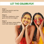Buy Alps Goodness Natural Colors Holi Kit with Beetroot , Wild Turmeric, French Green Clay, French Pink Clay Powders (Pack of 4) | 50g X4 | Holi Colors | Natural Colors | No Stain | Pack of Colors - Purplle