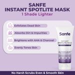 Buy Sanfe Instant Spotlite Mask | Lightens Dark Patches in 10 Minutes | Exfoliates Dirt & Dead Skin in Minutes | Instant Results Guaranteed| 100 gm - Purplle