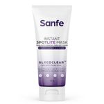 Buy Sanfe Instant Spotlite Mask | Lightens Dark Patches in 10 Minutes | Exfoliates Dirt & Dead Skin in Minutes | Instant Results Guaranteed| 100 gm - Purplle