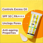Buy Sunscoop Oil-Control Gel Sunscreen | SPF 50+, PA++++ | Mineral Oil & Petroleum Free | Controls Excess Oil | Unclogs Pores | Anti-ageing | Lightweight | 45 gm - Purplle