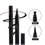 Buy AYA Professional Make Up Magic Eyeliner & Seal Eyeliner, Black (3.5 ml) - Purplle