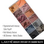 Buy Lakme Absolute Spotlight Eye Shadow Palette, Smokin Glam (12 gm) - Purplle