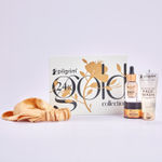Buy Pilgrim 24K GOLD FACIAL KIT For Instant Radiance & Golden Glow with 5 easy steps, with 24K Gold Gel Face Wash, 24K Gold Facial Mask, 24K Gold Serum, Gold Satin Hairband, All Skin types,100 ml + 50G - Purplle
