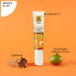 Buy Pilgrim 4% Vitamin C Brightening Under Eye Cream, 15ml with Kakadu Plum & Caffeine, helps Reduce Dark Circles,Puffiness, Wrinkles & Pigmentation, For All Skin Types - Purplle