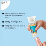 Buy Pilgrim 1% Hyaluronic Acid Sunscreen Gel With SPF 50+++, 50 gm, with Korean White Lotus, Light Aqua Gel Forumla, No White-Cast for UVA/B Rays & Blue Light Protection, for All Skin Types - Purplle