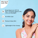 Buy Pilgrim 1% Hyaluronic Acid Sunscreen Gel With SPF 50+++, 50 gm, with Korean White Lotus, Light Aqua Gel Forumla, No White-Cast for UVA/B Rays & Blue Light Protection, for All Skin Types - Purplle