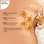 Buy Pilgrim 24K GOLD FACIAL KIT For Instant Radiance & Golden Glow with 5 easy steps, with Gold Cream Cleanser, Gold Scrub, Gold Massage Cream, Gold Facial Mask, Gold Serum, All Skin types - Purplle