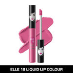 Buy Elle18 Liquid Lip Color, Pink Crepe, 5.6 ml - Purplle