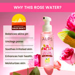 Buy Alps Goodness 100 % Pure Rose Water (100ml) | Rose water for face | Made from Chaitri Rose | Gulab Jal | Natural skin toner | Premium Rose Water - Purplle