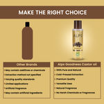 Buy Alps Goodness 100% Pure Cold Pressed Castor Oil (100 ml) | For Hair & Skin | 100% Natural Arandee oil| No Parabens, No Sulphates, No Mineral Oil - Purplle